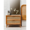Elmwood Natural Rattan And Oak Headboard