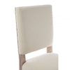 Elmwood Oak Burn Whitewash Linen Dining Chair