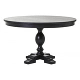 Elmwood Oak Wood Round Table
