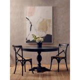 Elmwood Oak Wood Round Table