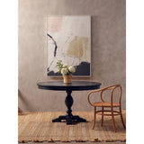 Elmwood Oak Wood Round Table