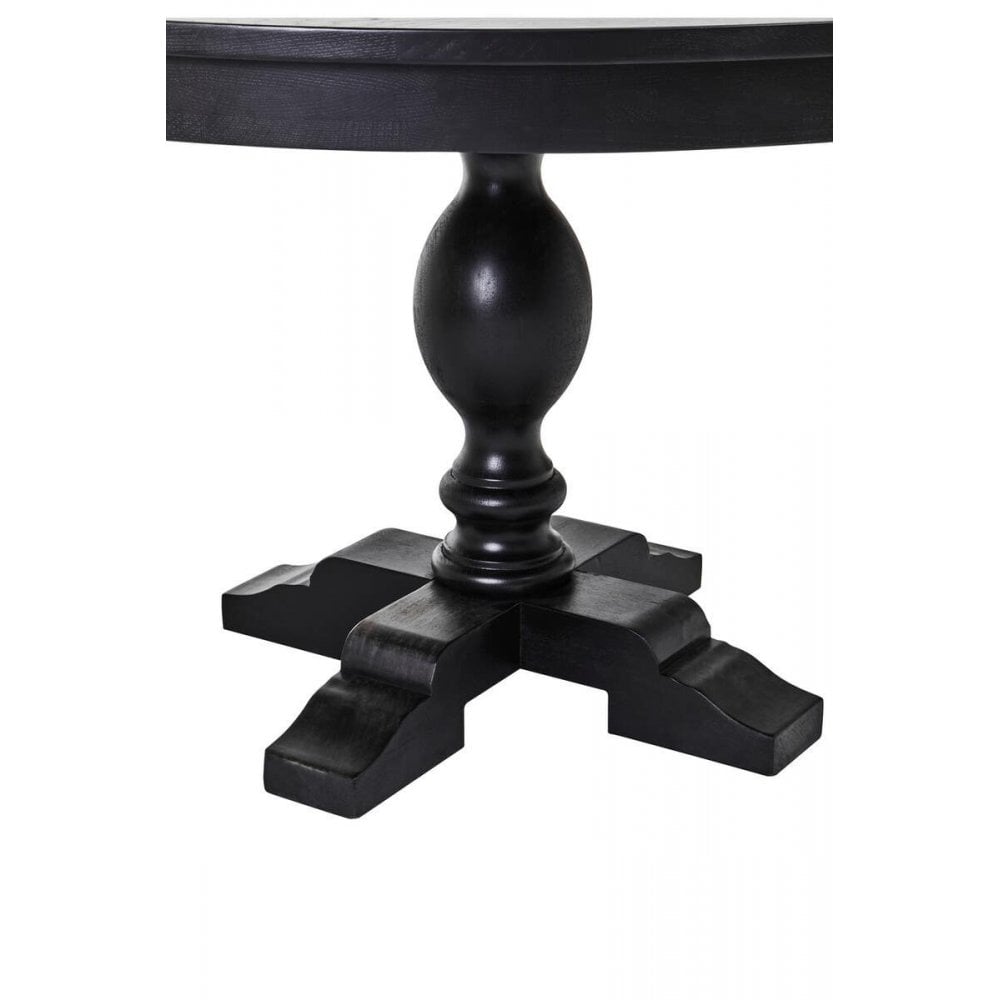 Elmwood Oak Wood Round Table