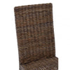 Monaco Brown Natural Rattan Dining Chair