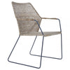 Oceana Angled Design Natural Rattan Chair