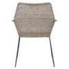 Oceana Angled Design Natural Rattan Chair