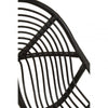 Oceana Black Natural Rattan And Teak Chair