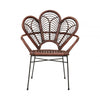 Oceana Brown Natural Rattan Chair