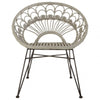 Oceana Grey Natural Rattan Chair