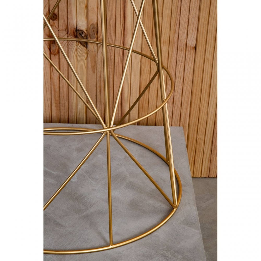 Aurelia White Marble Round Side Table