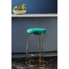 Bedford Green Velvet Bar Stool