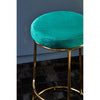 Bedford Green Velvet Bar Stool