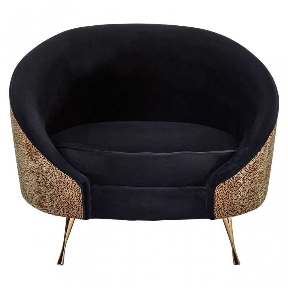 Bedford Leopard Print Armchair