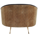Bedford Leopard Print Armchair