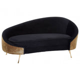 Bedford Leopard Print Chaise Longue