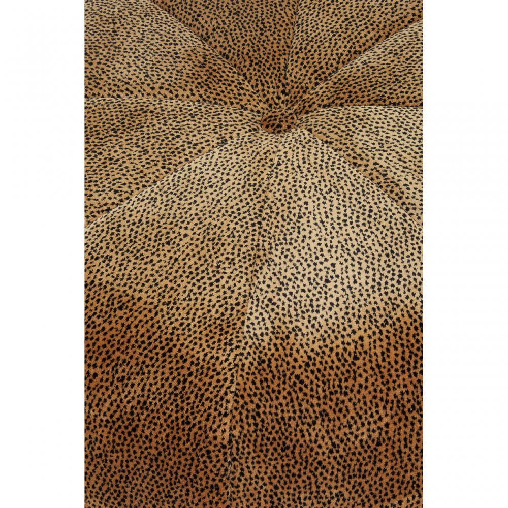 Bedford Leopard Print Pouffe