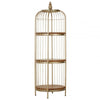 Cameron 3 Tier Champagne Gold Birdcage Unit
