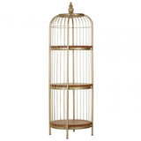 Cameron 3 Tier Champagne Gold Birdcage Unit