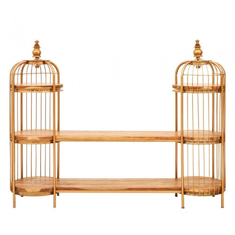 Cameron Long Birdcage Shelf Unit