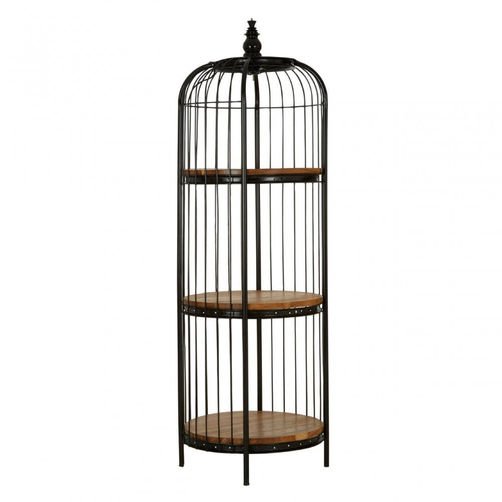 Cameron Small Finish Birdcage Shelf Unit