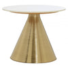 Gisele Table With White Marble Top