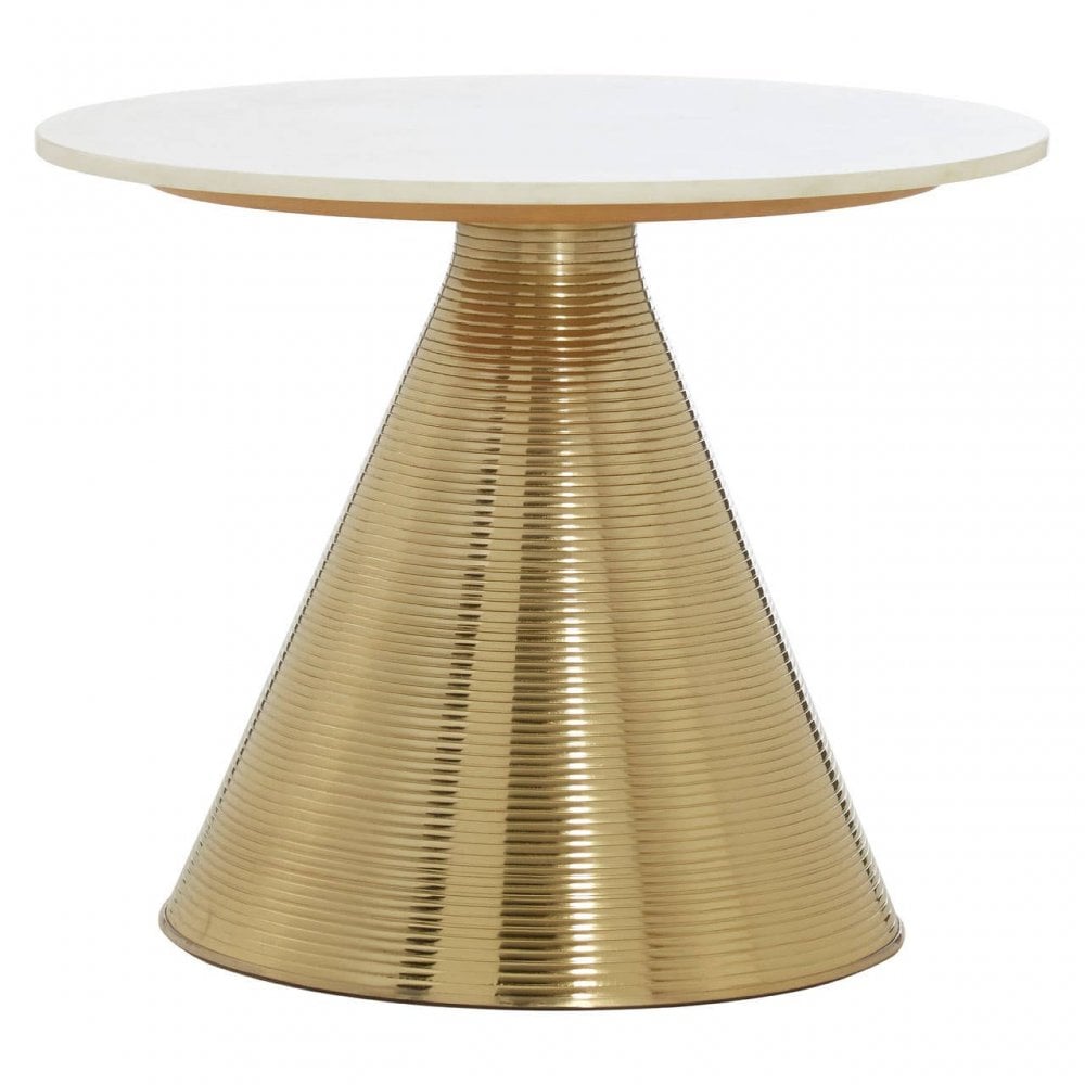 Gisele Table With White Marble Top