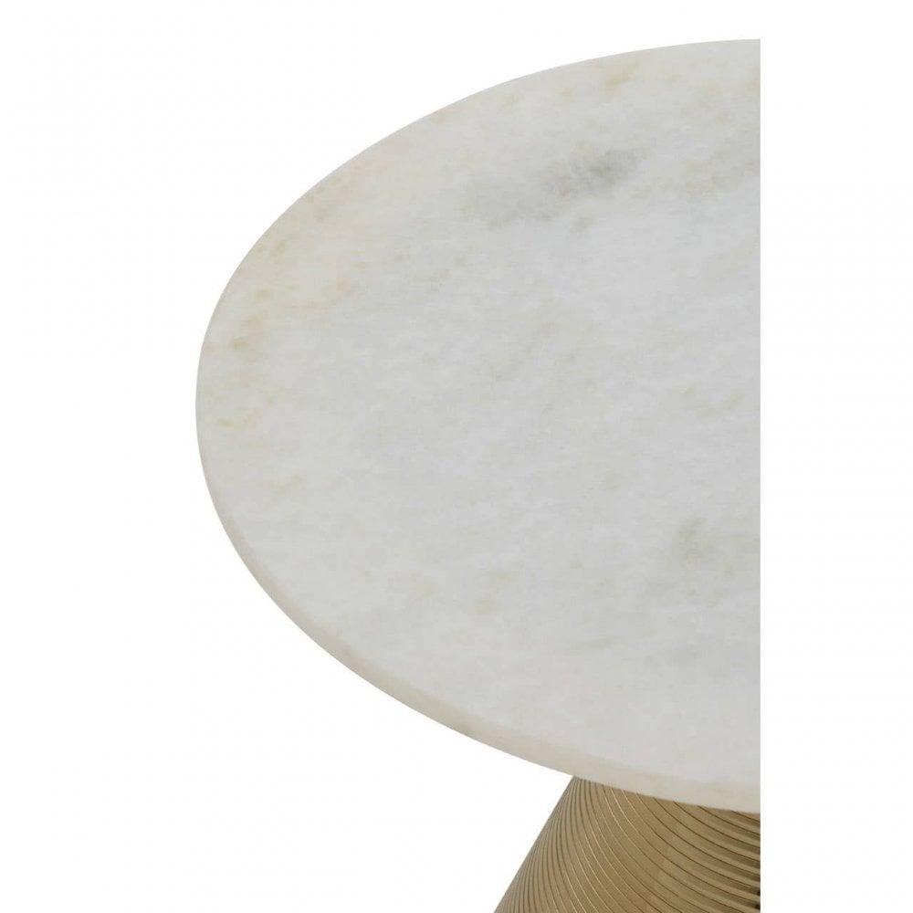 Gisele Table With White Marble Top