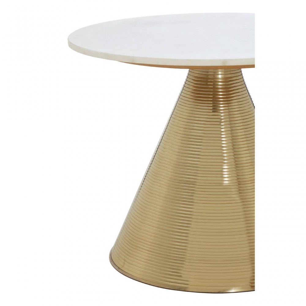 Gisele Table With White Marble Top