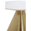 Gisele Table With White Marble Top