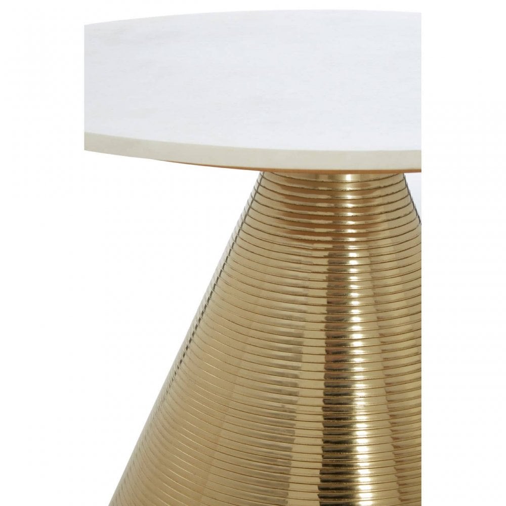 Gisele Table With White Marble Top