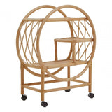 Jaxon Rattan Bar Trolley
