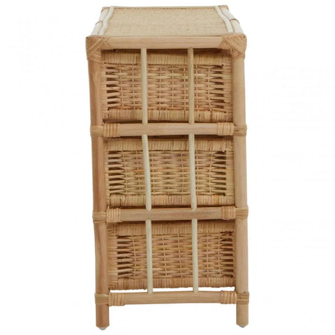 Jaxon Rattan Six Drawer Chest