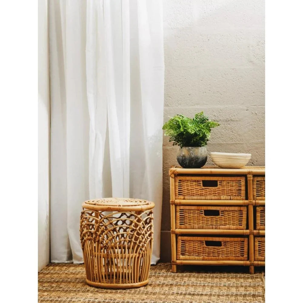 Jaxon Rattan Six Drawer Chest