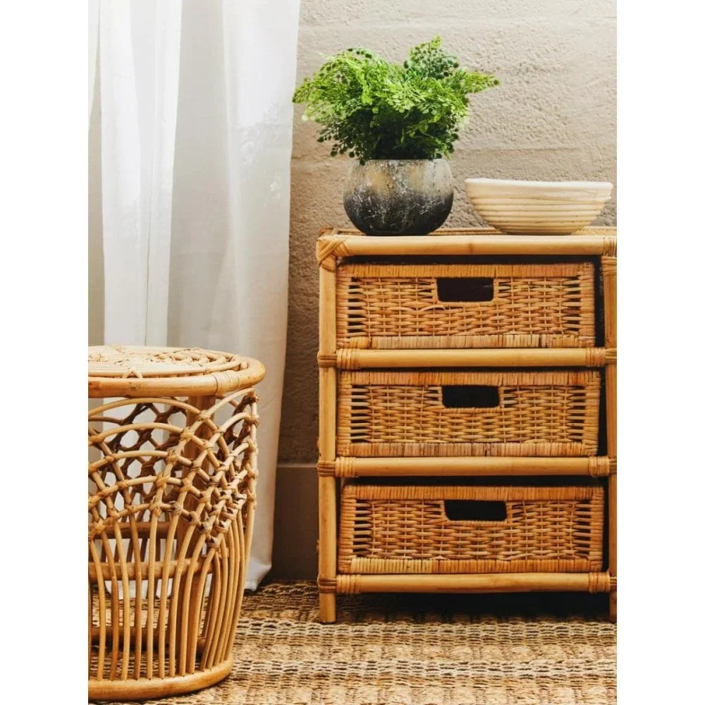 Jaxon Rattan Six Drawer Chest