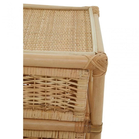 Jaxon Rattan Six Drawer Chest