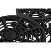 Jaxon Set Of Two Black Natural Rattan Tables