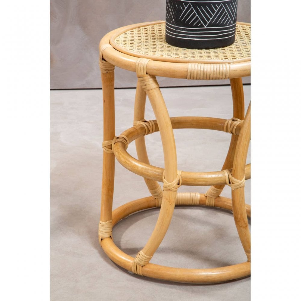 Jaxon Small Natural Rattan Table