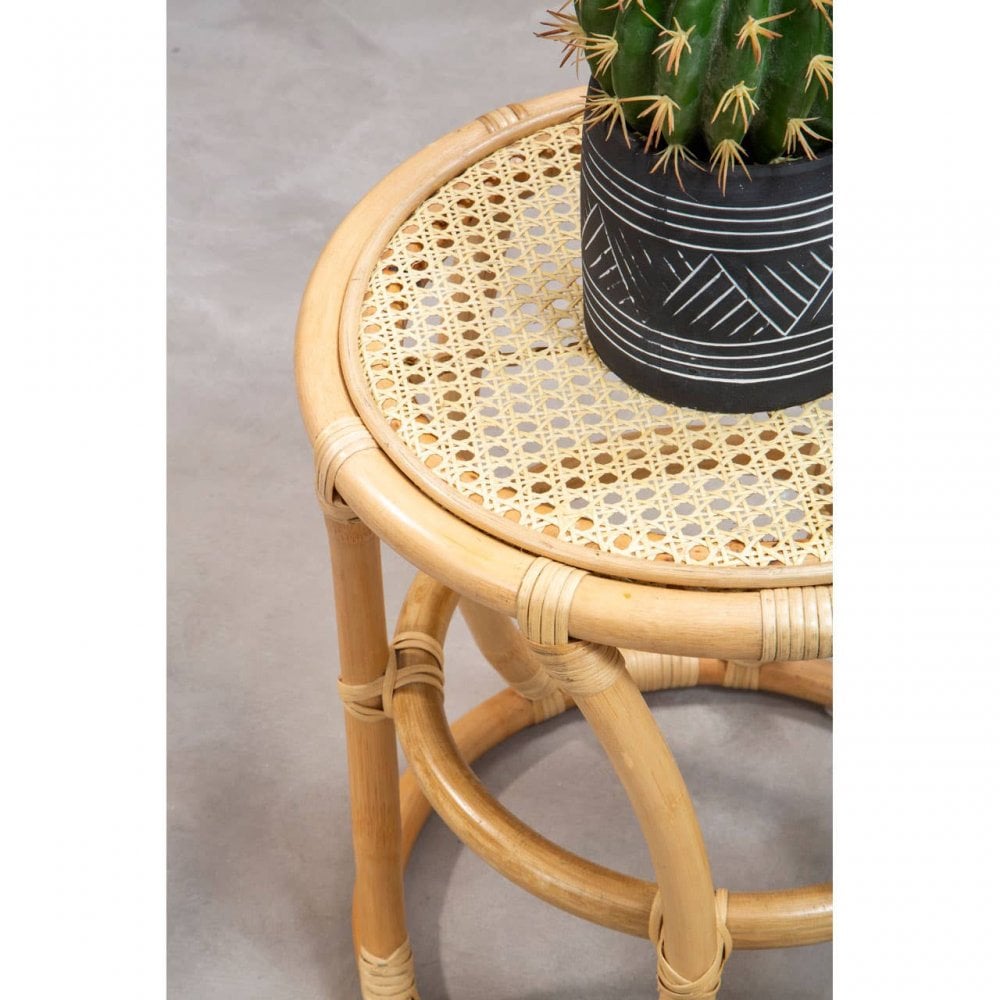 Jaxon Small Natural Rattan Table
