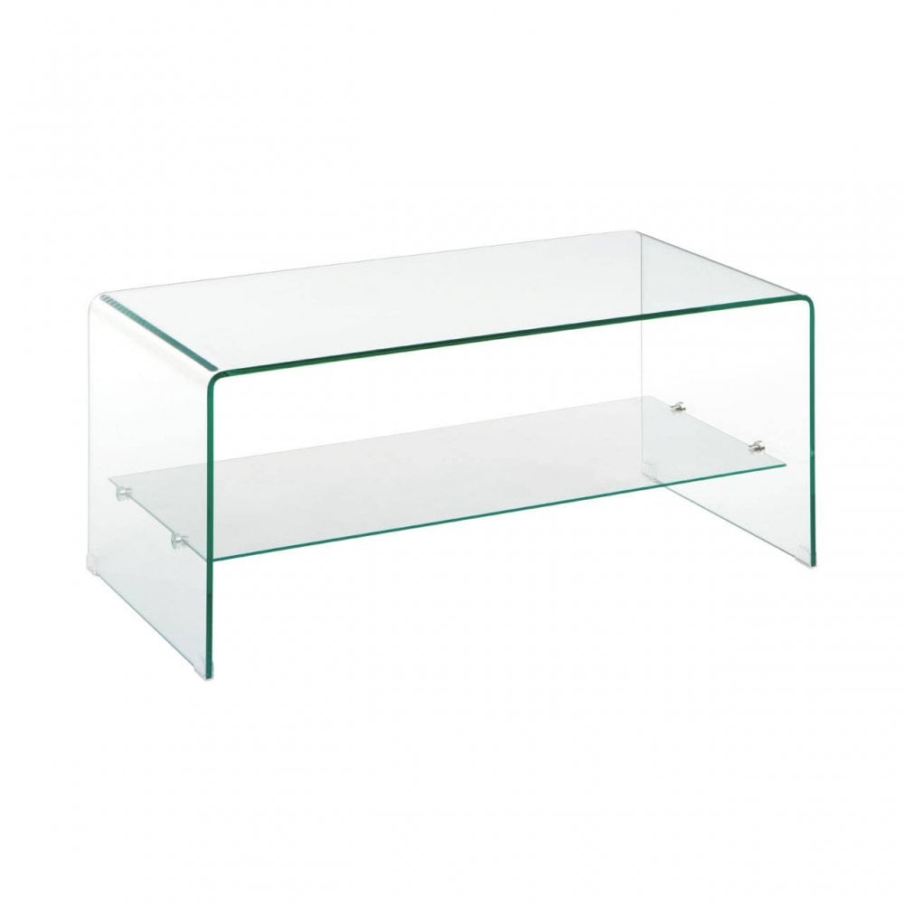 Nova 2 Tier Bent Glass Coffee Table