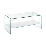 Nova 2 Tier Bent Glass Coffee Table