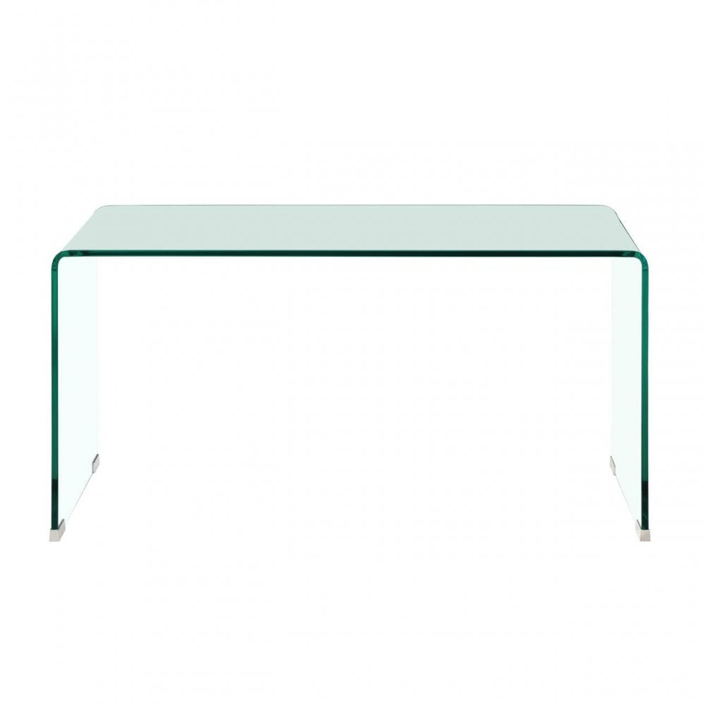 Nova Clear Bent Glass Coffee Table