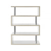 Orion 4 Tier White Gloss Wide Shelf Unit