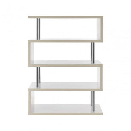 Orion 4 Tier White Gloss Wide Shelf Unit