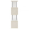 Orion 4 Tier White Gloss Wide Shelf Unit