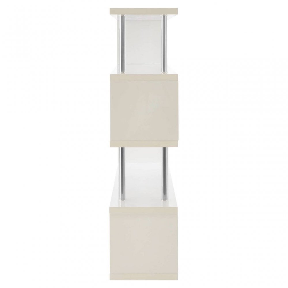 Orion 4 Tier White Gloss Wide Shelf Unit