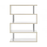 Orion 4 Tier White Gloss Wide Shelf Unit