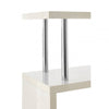 Orion 4 Tier White Gloss Wide Shelf Unit