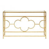 Seraphina Gold Leaf Console Table