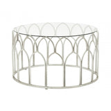 Seraphina Silver Leaf Coffee Table