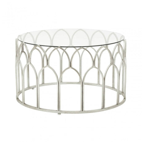 Seraphina Silver Leaf Coffee Table