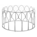 Seraphina Silver Leaf Coffee Table